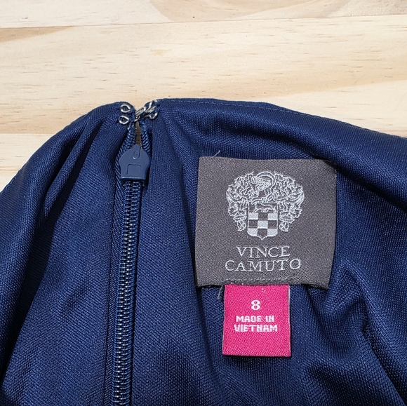 Vince Camuto Blouson Crepe Wide Leg Jumpsuit Size 8 New - Picture 5 of 11